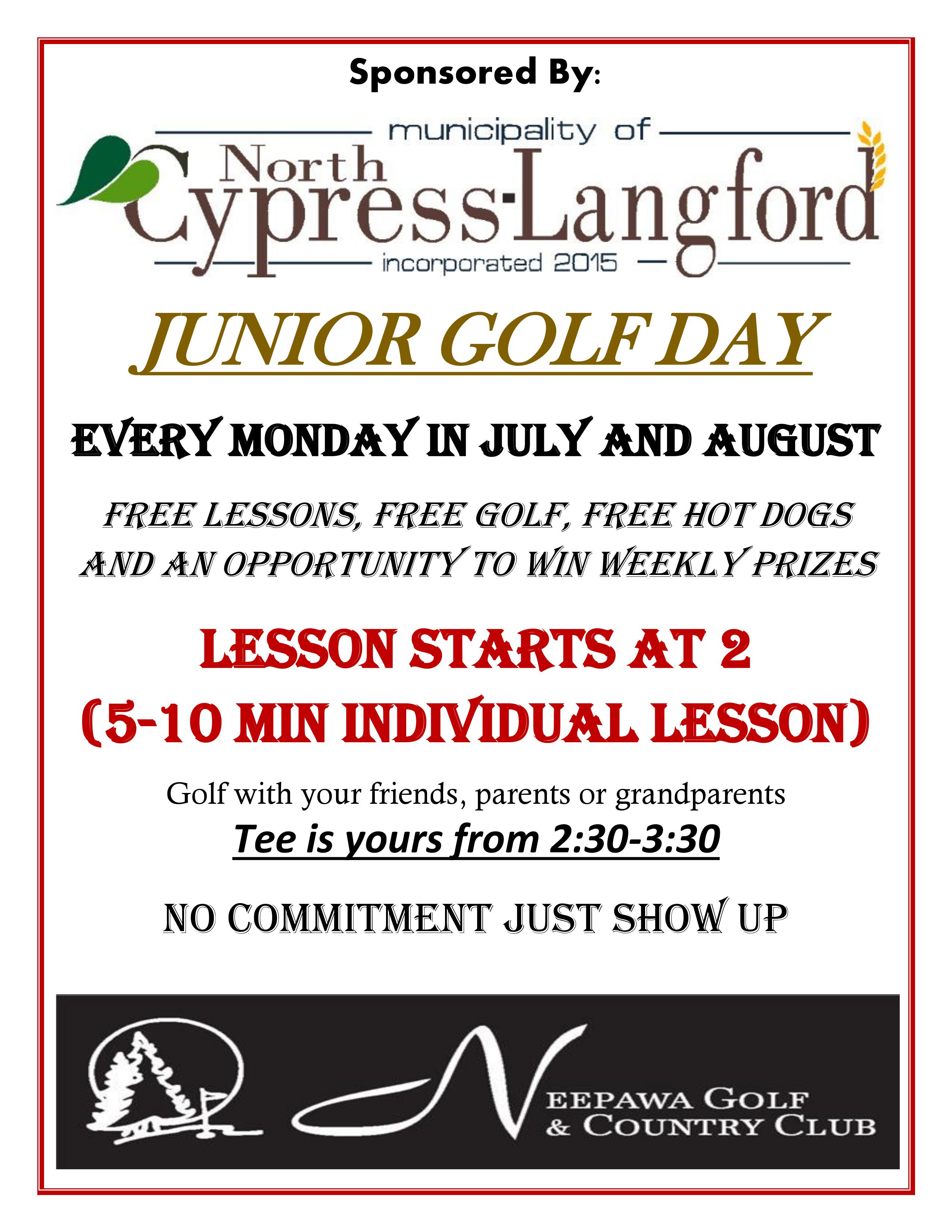 Langford Monday Summer Golf Day